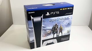 Sony PlayStation 5 Digital Edition 825GB God of War Ragnarok Bundle - відео 1