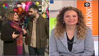 ΓΛΕΝΤΙ ΜΕ ΧΑΛΚΙΝΑ ΣΤΗΝ ΚΕΝΤΡΙΚΗ ΠΛΑΤΕΙΑ ΘΩΜΑΣ ΡΕΤΣΙΑΝΗΣ 20 02 2025