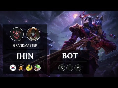 Jhin ADC vs Ezreal - KR Grandmaster Patch 9.3