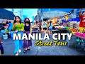 Walking Recto Avenue And Divisoria Manila City 4K