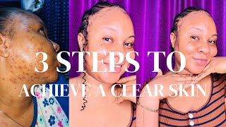 HOW TO ACHIEVE A CLEAR AND BEAUTIFUL SKIN FAST AT HOME (NATURAL SKINCARE ROUTINE)