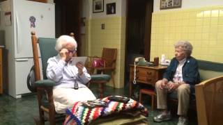 I DON'T HAVE MY HEARING AID ON!! WHAT IN THE HELL YOU WANT?!!!