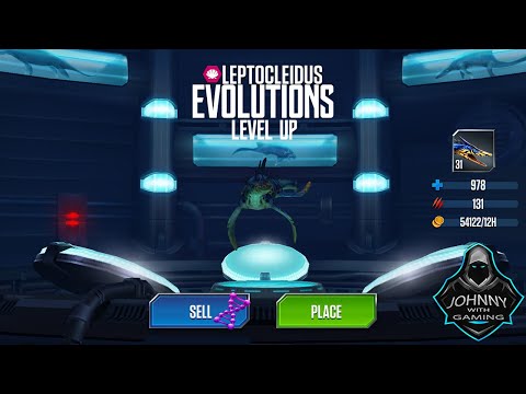 Jurassic World The Game: Leptocleidus Aquatic Reefs Evolutions #67 MOBILE (2020)