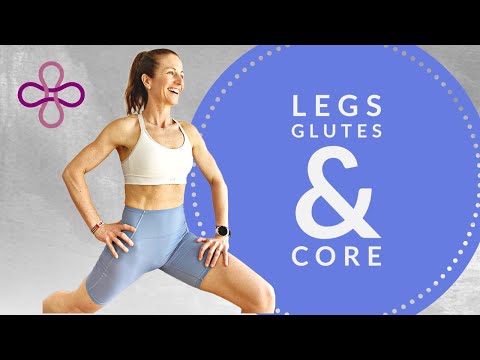 25 MIN LEGS, GLUTES, & CORE WORKOUT | STRENGTHEN & SCULPT WITH WEIGHTS