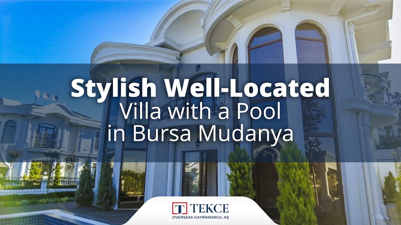 Bursa Mudanya'da Özel Havuzlu Nezih Konumda Müstakil Villa