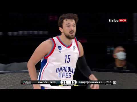 Maç Özeti:Anadolu Efes Bahçeşehir Koleji 4.Hafta Maç Özeti