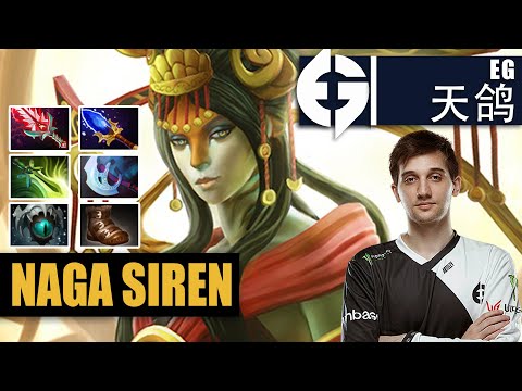 Naga Siren Safelane | EG.Arteezy | RTZ GOD THE BEST ILLUSION HERO PLAYER | 7.31b Gameplay Highlights