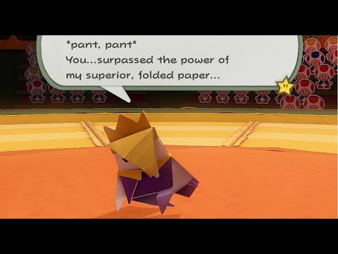 Paper Mario - Defeat King Olly FINAL BOSS Part 1 | The Origami King