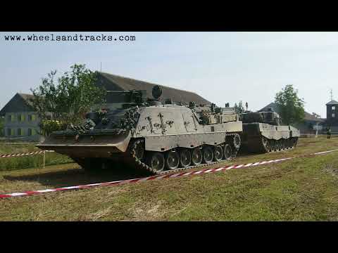 Leopard Büffel recovers Leopard 2 WE - Swiss Army