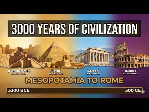 3000 Years of Civilizations: From Mesopotamia to Rome