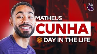 A Day In The Life Of Manchester United Player Matheus Cunha