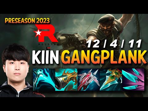 KT Kiin GANGPLANK vs K'SANTE Top - KR Ranked