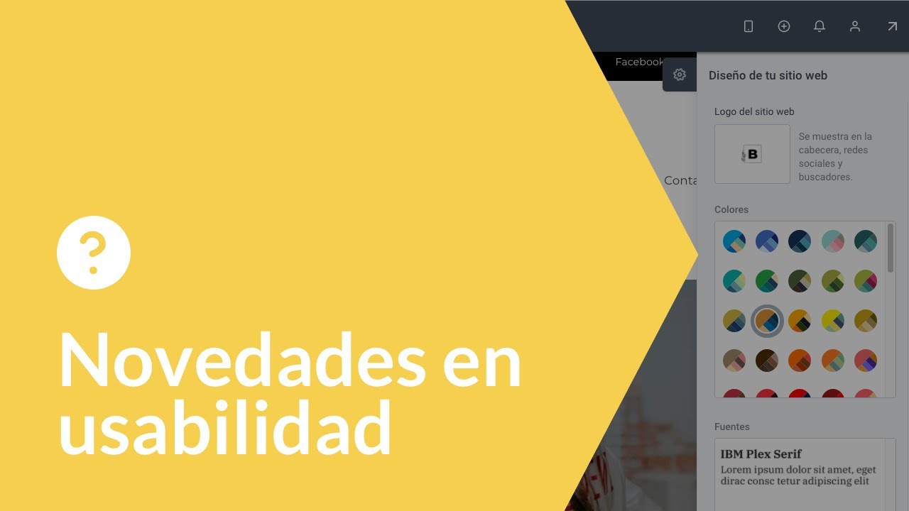 Novedades en usabilidad del panel