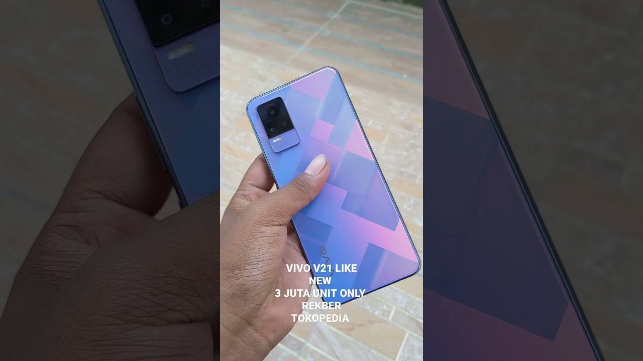 VIVO V21 4G RAM 8/128 GB UNIT ONLY HARGA 3 JUTA REKBER TOKOPEDIA/SHOPEE