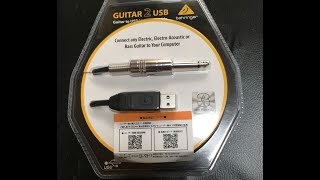 Video thumbnail for BEHRINGER  / GUITAR 2 USB by ジェフゴールドスミス