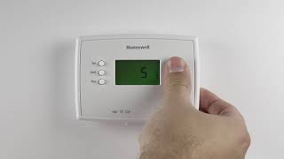 Honeywell Home RTH2300 Thermostat Advanced Programming