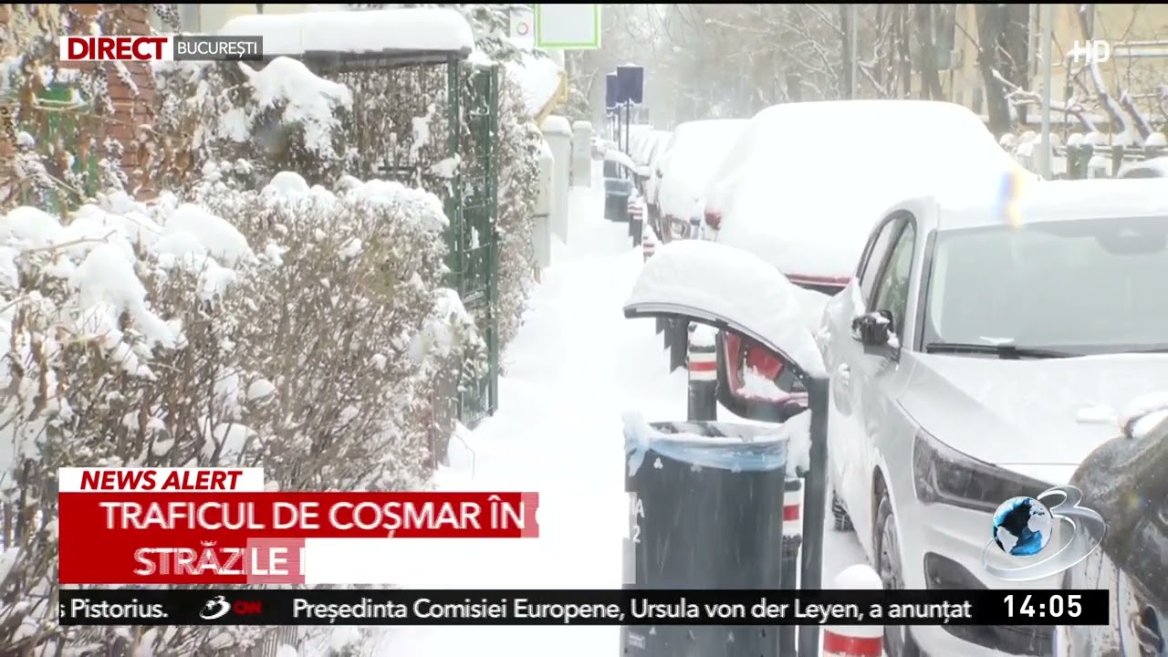 Cod galben de ninsori și viscol în mai multe județe! Alertă majoră