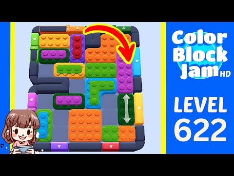 Color Block Jam Level 622 Solution Walkthrough