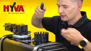 How to install HYVA air filter