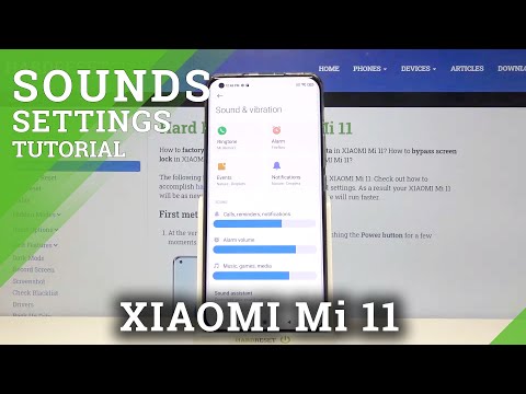 Where Are Sound Settings on XIAOMI Mi 11 – Adjust the Volume