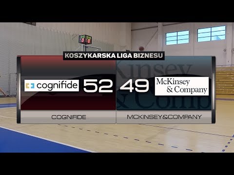 Cognifide vs McKinsey&Company - X kolejka - Grupa A Poznań - Koszykarska Liga Biznesu