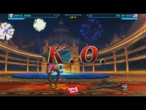 KOF XIII: EGN El Rosa vs TxC ON Vicio - Loosers-True Challengers-Furia Tica 2015