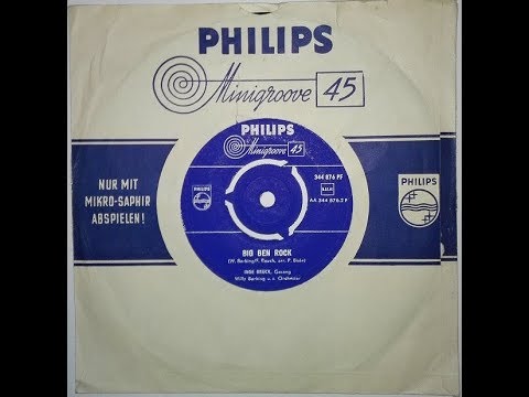 INGE BRUECK   "Big Ben Rock"  Deutsche PHILIPS 1956 Germ. R & R