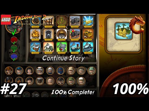 LEGO Indiana Jones 2 100% Walkthrough Part 27 Raiders of the Lost Ark All Bonus Levels