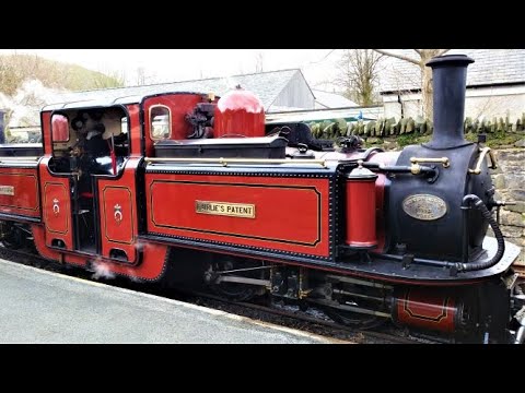 Ffestiniog Railway Visit - Double Fairlie Steam Engine (2017)