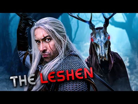 Geralt picks a fight with a giant tree