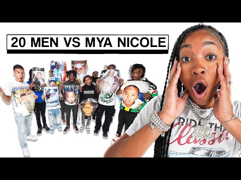 20 MEN VS 1 YOUTUBER : MYA NICOLE