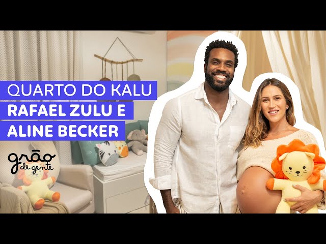 RAFAEL ZULU E ALINE BECKER ESCOLHEM AMIGUINHOS SAFÁRI PARA QUARTO DO KALU