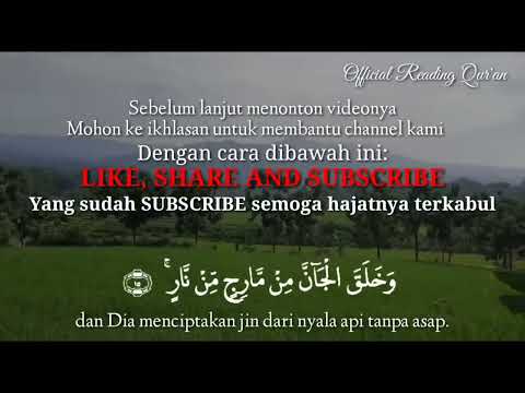 Reading Al Quran Bedtime Surah Ar Rahman Soothing the Heart and Mind