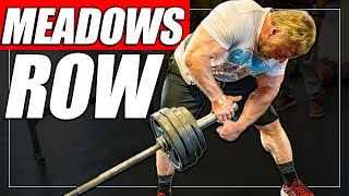 Meadows Row: Single-Arm Landmine Row for Upper Back exercise video thumbnail