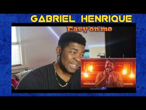 Easy on Me   Gabriel Henrique REACTION by Vocal Coach