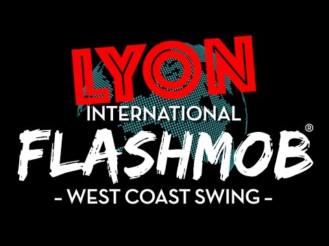 Lyon - International Flashmob West Coast Swing 2015