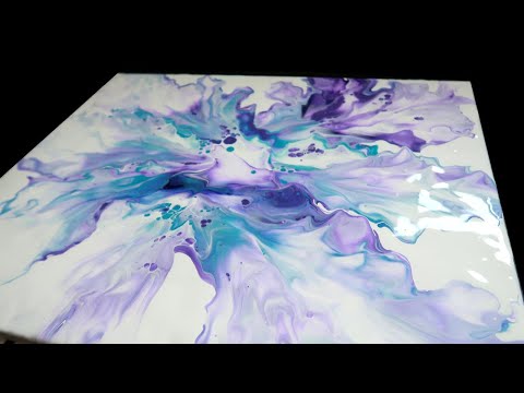 BIG Dutch Pour Painting Technique | Acrylic Pour Painting on Two BIG Canvases