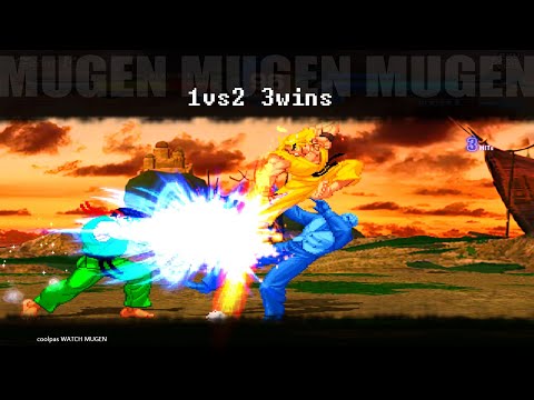 Geese Kai vs Ken Fire, Ryu Ice | MUGEN 1vs2
