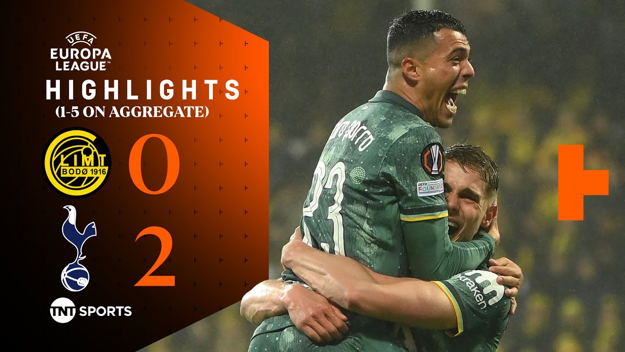 Spurs Heading To Bilbao 🏆 | Bodø /Glimt 0-2 Tottenham (1-5 AGG) | UEFA Europa League Highlights