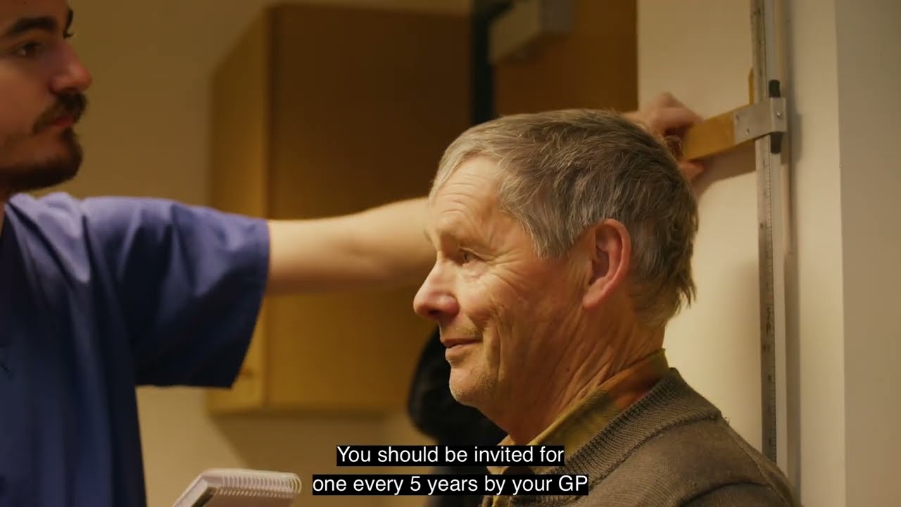 Having an NHS Health Check at a GP surgery