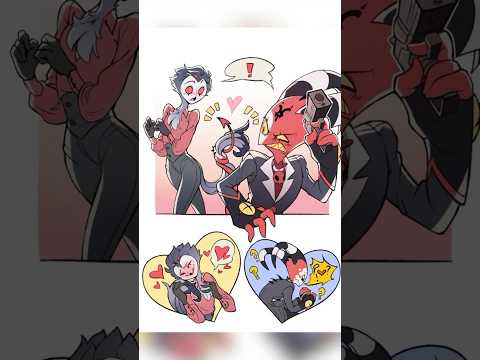 Hazbin Hotel x Helluva Boss #animation #blitzoxstolas #helluvaboss #hazbinhotel