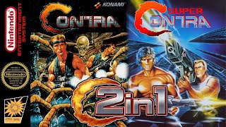 Contra 2in1 - Hack of Super Contra [NES]