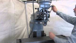 preview picture of video '1HP Bridgeport Vertical Milling Machine'