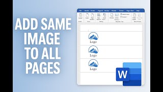 Download the video "Insert Image on Every Page in MS Word 📄🖼 | Smart Way Using Header (2025 Trick)"