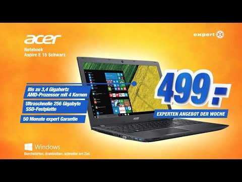 TV-Spot Acer Aspire E15 für 499 Euro - experten Angebot der Woche