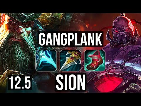 GP vs SION (TOP) | 12 solo kills, 2.3M mastery, Godlike | EUW Diamond | 12.5