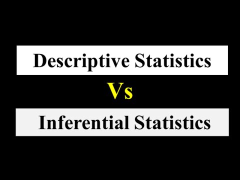 Descriptive vs inferential Statistics || Difference between Descriptive and inferential Statistics |