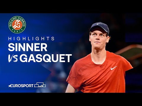 Richard Gasquet vs Jannik Sinner | Round 2 | French Open 2024 Highlights 🇫🇷