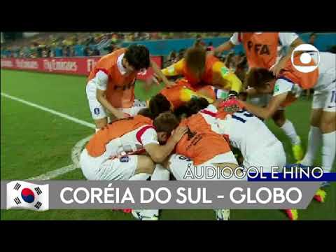 ÁudioGol e Hino: 🇰🇷 Coréia do Sul versão (Rede Globo)