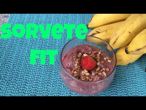 Sorvete FIT - Sem açúcar e sem lactose.